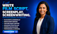 write film script, screenplay screenwriting movie script writing youtube script