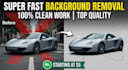do professional background removal photo cutout