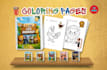 provide 30 printable kids coloring pages PDF for KDP