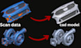 reverse engineering 3d scan to cad model stl to step file 3d cad model