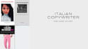 be your italian copywriter, ghostwriter, or article writer
