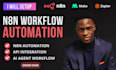 build n8n automation and custom workflows n8n ai chatbot