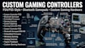 custom ps4 ps5 style controllers bluetooth gamepads and custom gaming hardware