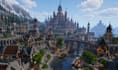 l build custom minecraft city map server spawn lobby hub castle minigame