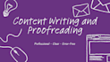 proofread and edit your blogs articles and content