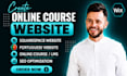 create wix website squarespace portuguese website online course lms website seo