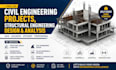 do civil engineering projects, structural engineering designs and analysis