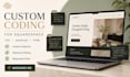 customize squarespace with HTML CSS javascript and code
