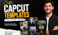 do custom editable and reusable capcut template capcut video editing event recap