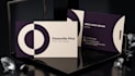 create a premium double sided business card design
