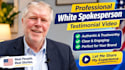record senior male white american spokesperson ugc testimonial video review ads