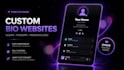 create a custom modern link in bio website