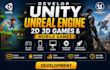 develop unity unreal engine 2d 3d games and mobile games engine