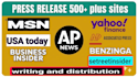 publish on yahoo finance apnews,com and streetinsider,com