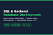write, optimize, and design sql databases and backend logic