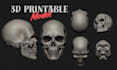 create a halloween model, halloween 3d model, 3d  mask and 3d helmet for cosplay