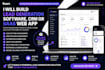 build a lead generation software CRM and saas web app