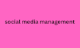 be your social media management