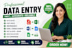 do accurate data entry, web research and virtual assistance