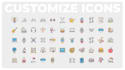 design custom web icons and resolve interface design issues