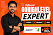 be your go high level expert for sales funnel, CRM, automations and websites
