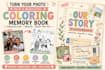 create a personalized digital scrapbook memory book
