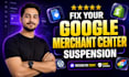 fix google merchant center suspension