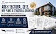 do architectural sets, mep plan, structural drawing as engineer in massachusetts