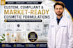 develop custom cosmetic product formulations