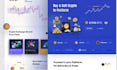 build crypto exchange website, crypto wallet, p2p exchange blockchain defi app