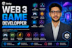 develop web3 crypto p2e game 2d and 3d in unity game engine