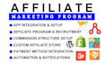 setup shopify affiliate program using goaffpro, uppromote, refersion, cj or awin