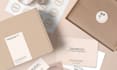 custom perfume box packaging design with dieline and cut lines template