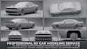 create 3d car model, 3d vehicle for 3d printing