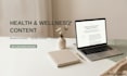 write health and wellness content that connects with readers