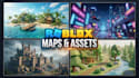 create a custom roblox game environment, 3d game environment and 3d game assets
