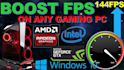 optimize your PC to unlock maximum gaming fps