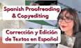 professionally proofread and copyedit any spanish text