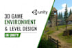 create 3d game environment and level design in unity