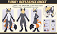 furry reference sheet furry art ref sheet nsfw furry reference sheet commission
