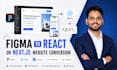 convert figma to next js react js shadcn responsive websites