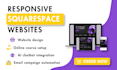 setup squarespace membership, online course, blog, ecommerce sites