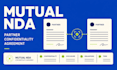 draft a professional mutual non disclosure agreement for partners