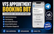 develop booking bot,vfs appointment bot, appointment bot,vfs bot, telegram bot
