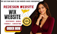 wix website redesign  website redesign  wix website design  redesign website