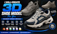 do 3d shoe model
