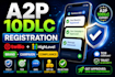 do a2p 10dlc registration for twilio and gohighlevel
