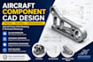 aircraft parts cad design and aerospace component modeling