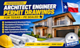 design certified architectural engineering permit drawings in texas pe