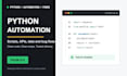 build python automation scripts or fix bugs